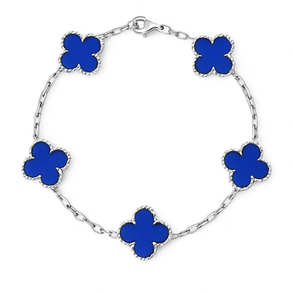 Pulsera estilo Van Cleef – Plata y Oro | Envío gratis en Chile 🇨🇱